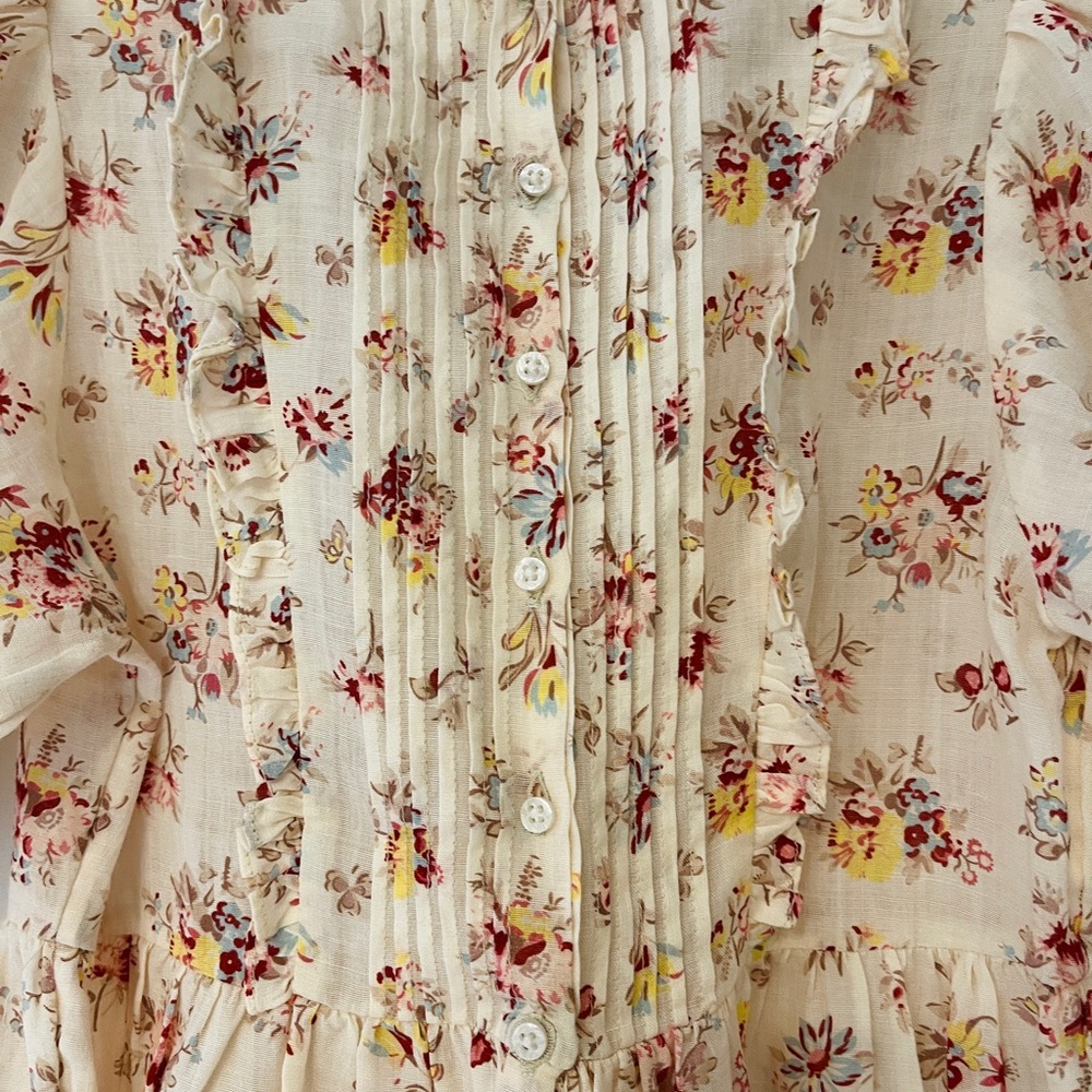 DOEN MISHA GIRLS 8 TUILERIES FLORAL TRADITIONAL COTTAGECORE SPRING EASTER DRESS - Picture 10 of 13